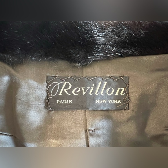 Vintage 1960s Saks Fifth Avenue Revillon Black Mink Jacket Women’s Size 2 Bridal - Picture 7 of 16